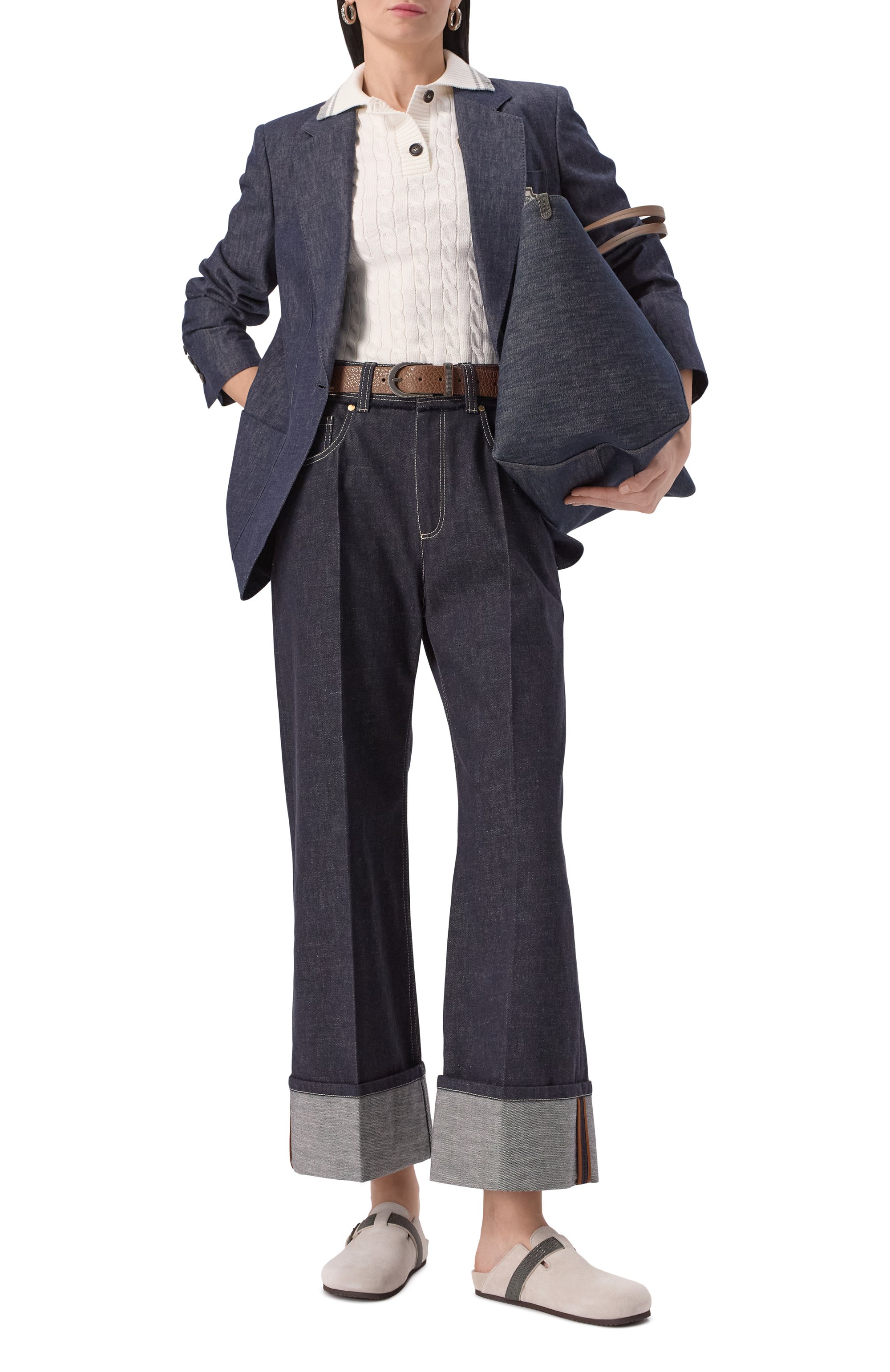 Замшевые сабо BRUNELLO CUCINELLI, арт. MZSFG2479P, фото 2