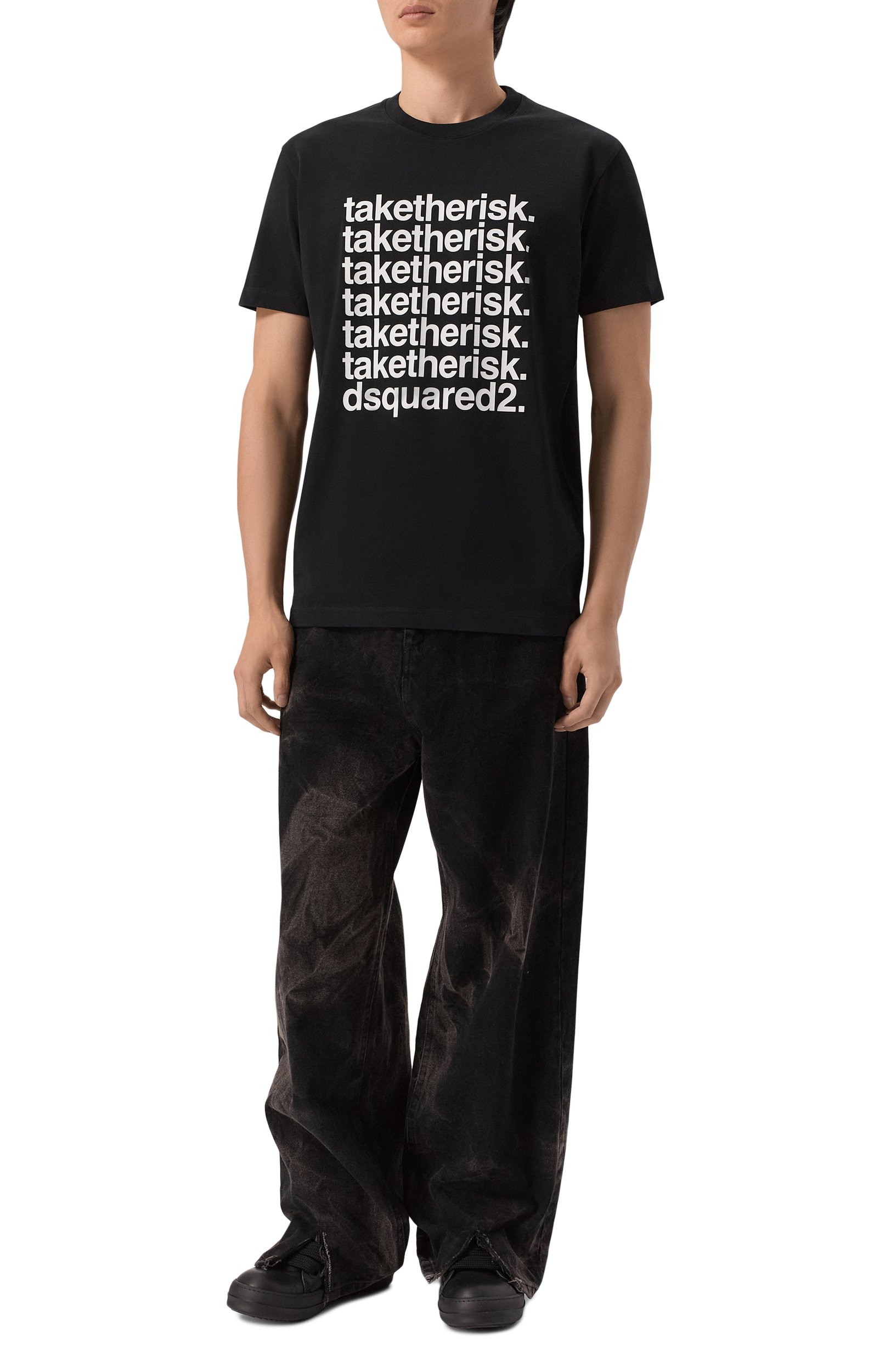 Хлопковая футболка DSQUARED2, арт. S71GD1692/D20106, фото 2
