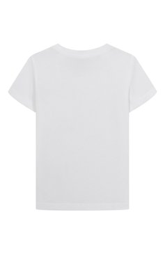 Детского комплект из футболки и шорт MOSCHINO темно-синего цвета, арт. HUG00P/LCB60/4-8 | Фото 3 (Рукава: Короткие; Материал внешний: Хлопок; Мальчики Кросс-КТ: Костюмы-спорт; Автоматизация состава: Проставлено; Автоматизация ТО: Проставлено; Ростовка одежда: 4 года | 104 см, 5 лет | 110 см, 6 лет | 116 см, 8 лет | 128 см)
