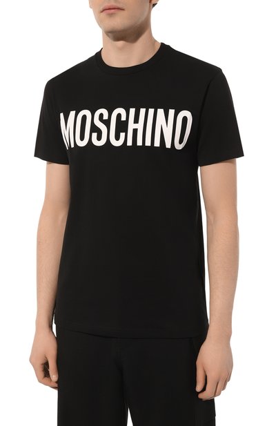 Хлопковая футболка MOSCHINO, арт. A0701/2041, фото 3