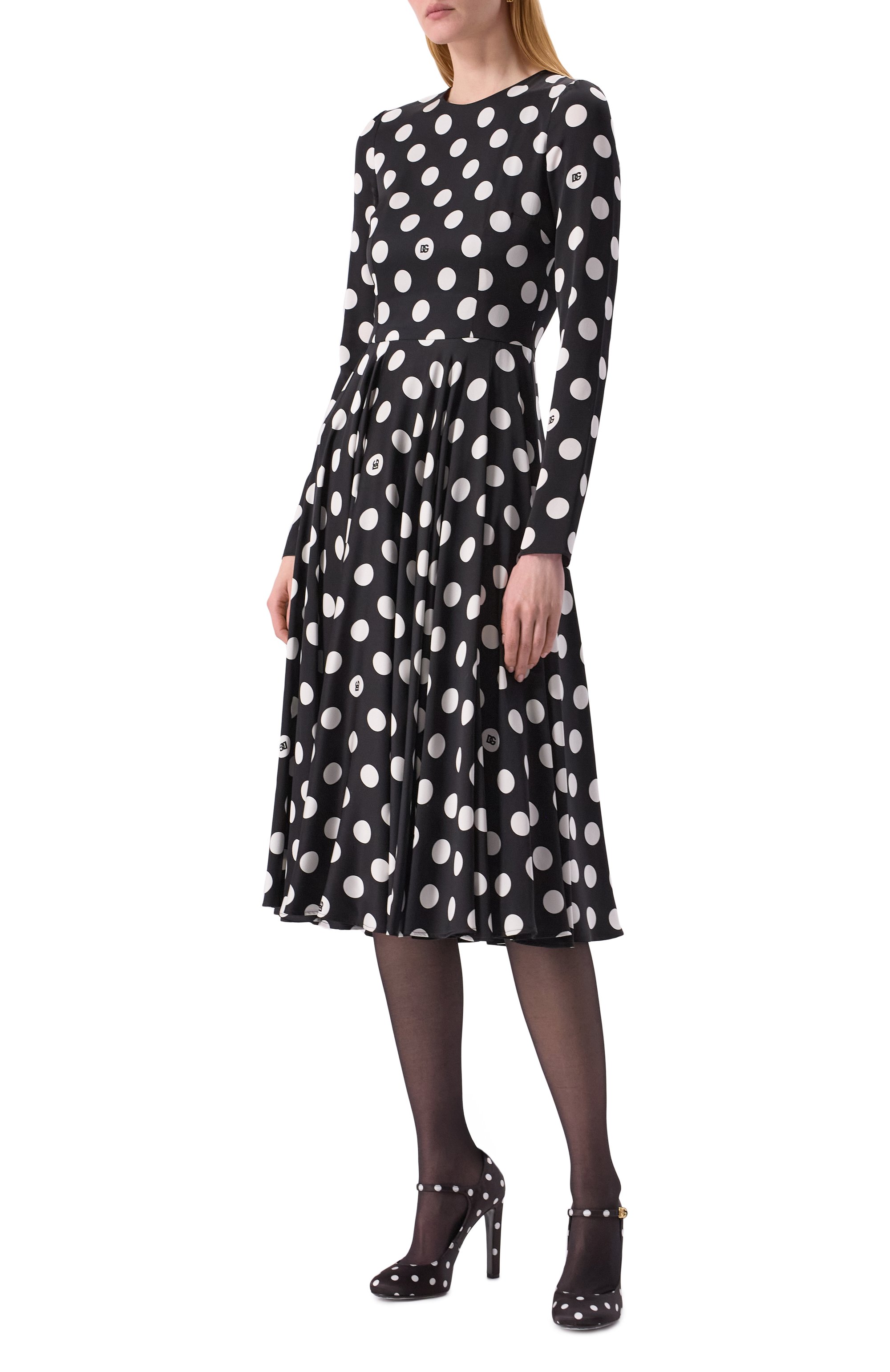 Шелковое платье DOLCE & GABBANA, арт. F6JJLT/FSA64, фото 3