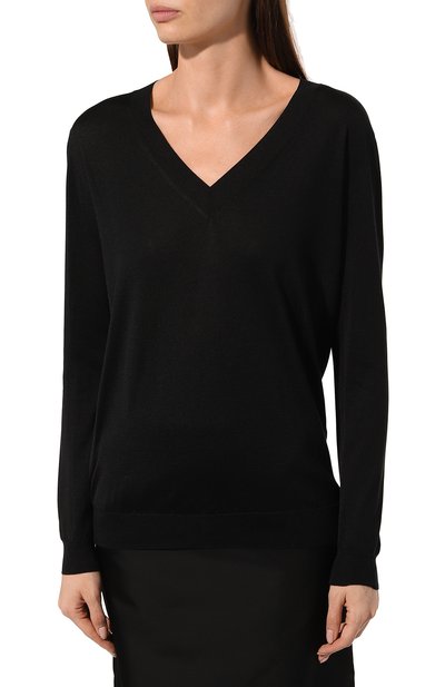 Шелковый пуло�вер PRADA, арт. P24H1N-XIX-F0002-211, фото 3