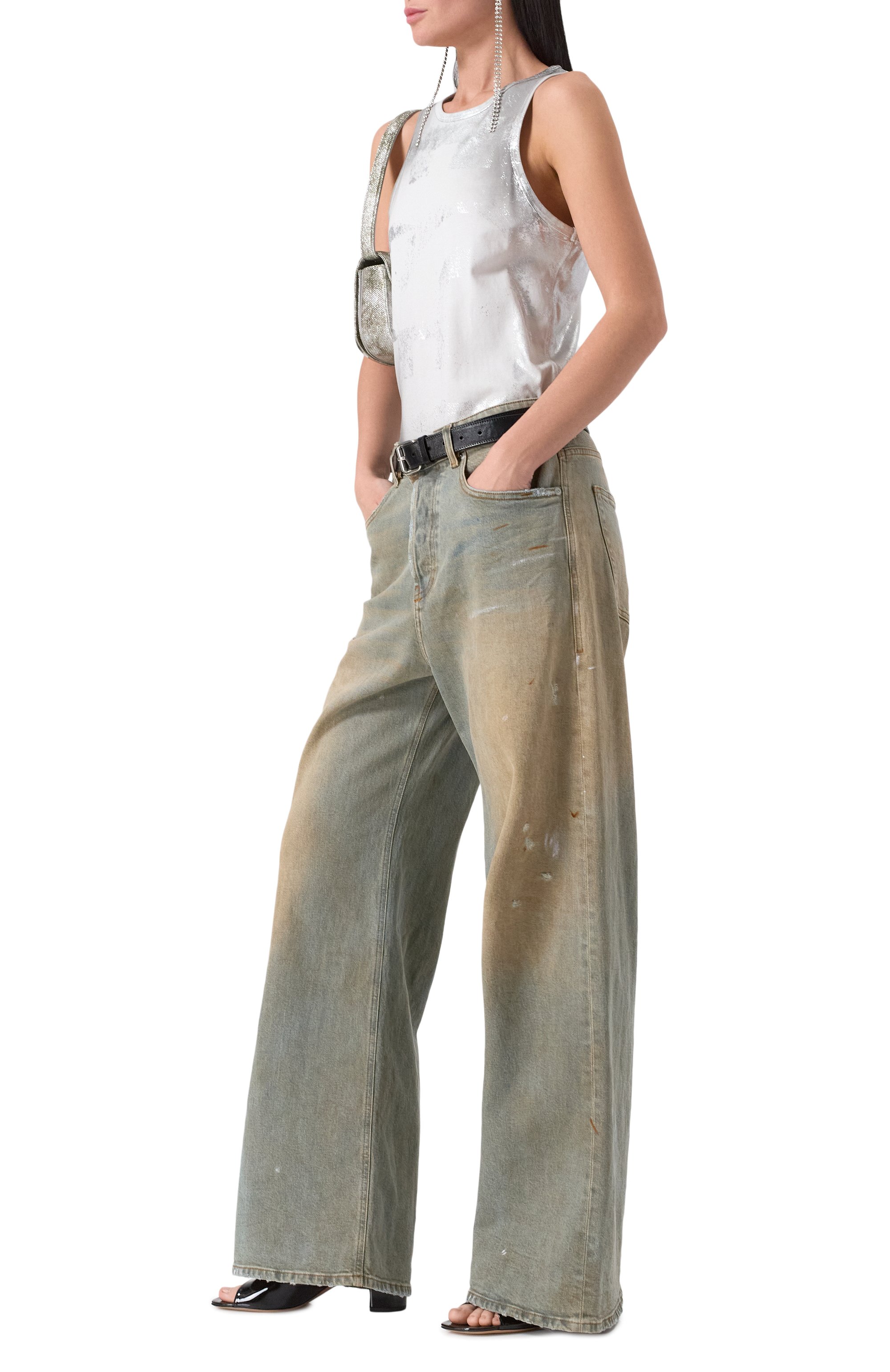 Хлопковая майка DIESEL, арт. A17242/0WIBN, фото 2