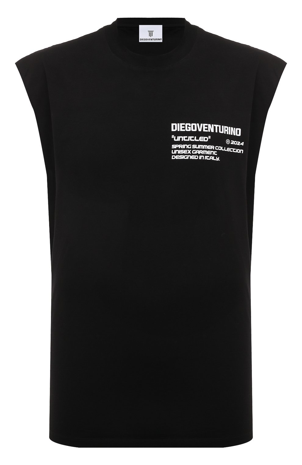 Хлопковая майка DIEGO VENTURINO, арт. D3S4TS-SMBASIC2, фото 1