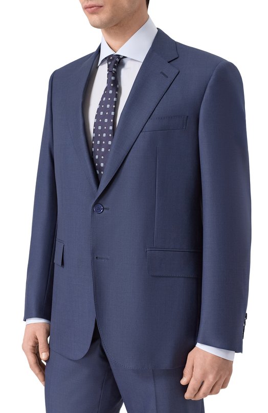 Шерстяной костюм Stefano Ricci S1SF432220/HB Синий  S1SF432220/HB Фото 2
