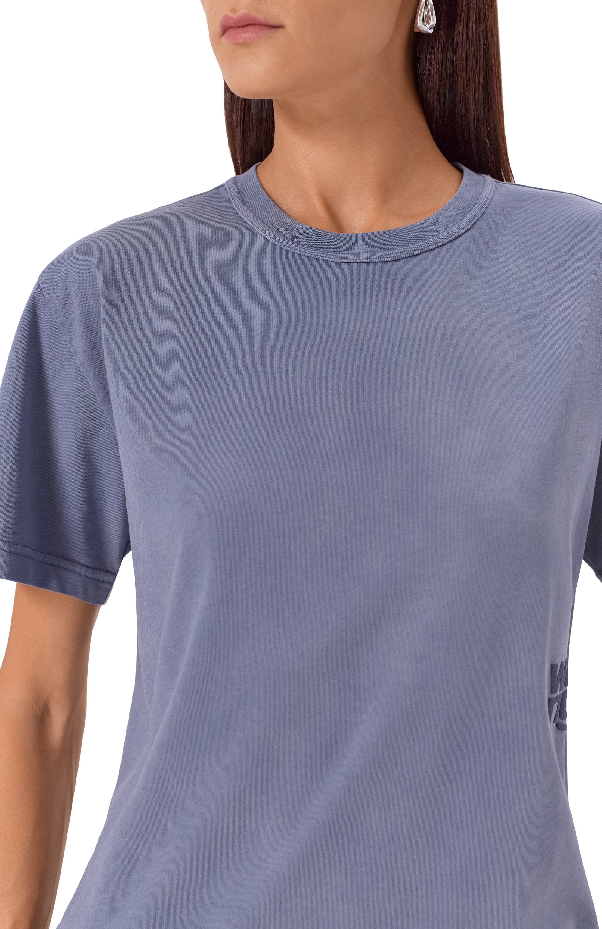 Хлопковая футболка ALEXANDERWANG.T, арт. 4CC3241520, фото 5