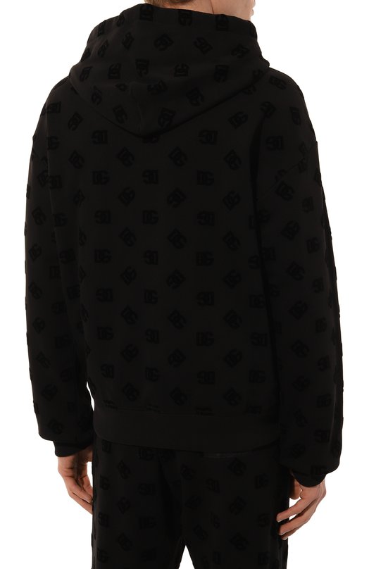 Хлопковая толстовка Dolce & Gabbana G9AIYT/G7NWD Чёрный  G9AIYT/G7NWD Фото 4