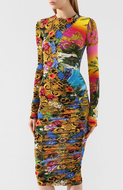 Платье из вискозы VERSACE JEANS COUTURE, арт. D2HVA450-VDP904/S0644, фото 3