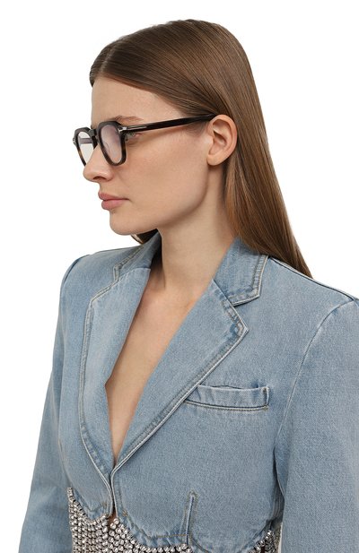 Оправа TOM FORD коричневого цвета по цене 45600 руб., арт. TF5836-B 052, фото 2 Оправа TOM FORD, арт. TF5836-B 052, фото 2