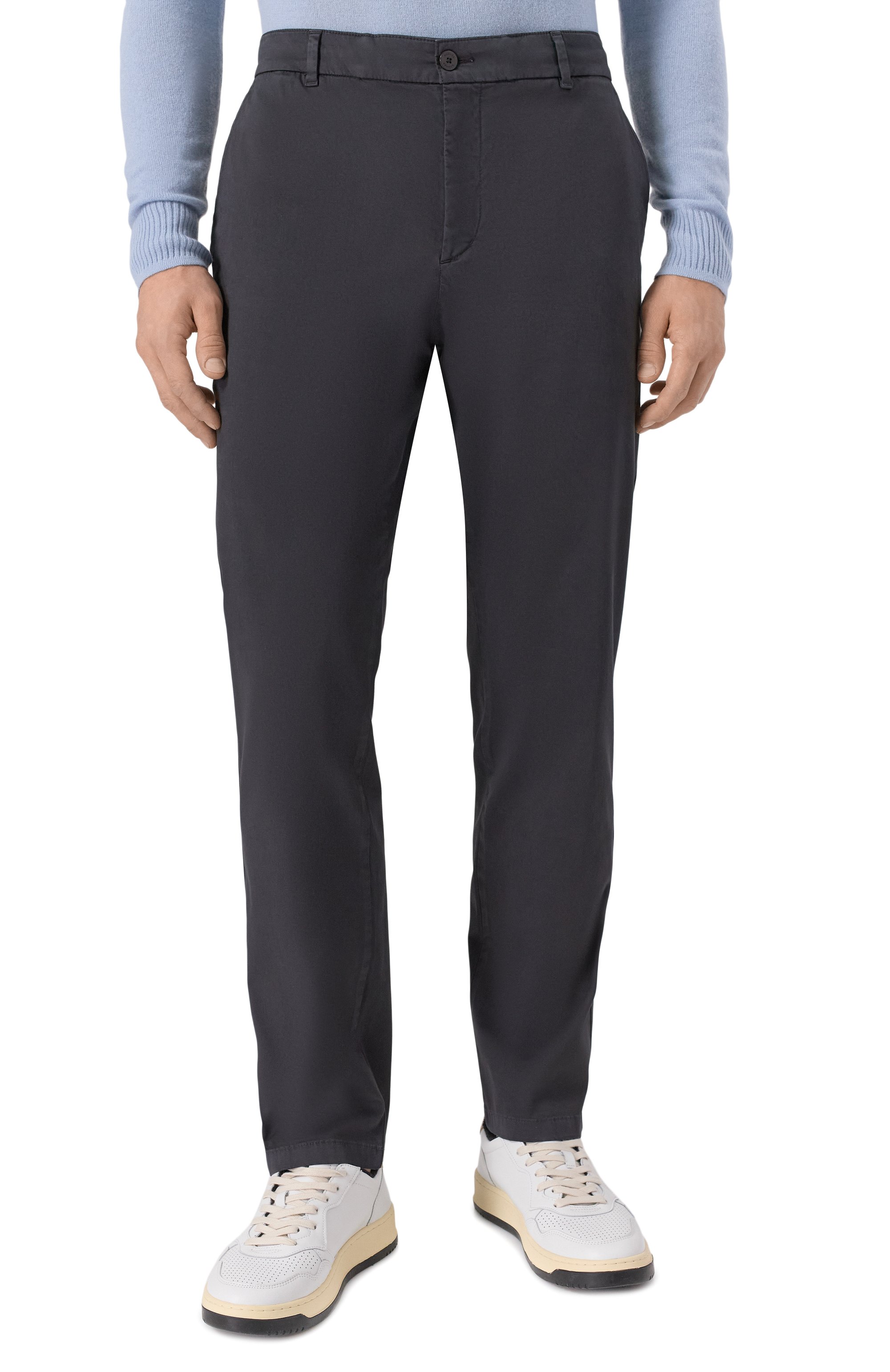 Хлопковые брюки BOGNER темно-серого цвета по цене 24900 руб., арт. 18386888, фото 3 Хлопковые брюки BOGNER, арт. 18386888, фото 3