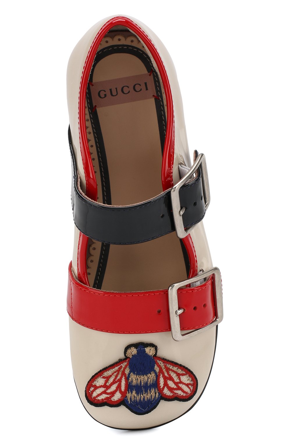 Лаковые туфли с ремешками GUCCI, арт. 526107/ALUS0, фото 4