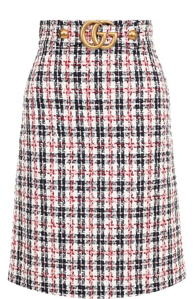 Женская твидовая юбка GUCCI, арт. 524065/ZKM84