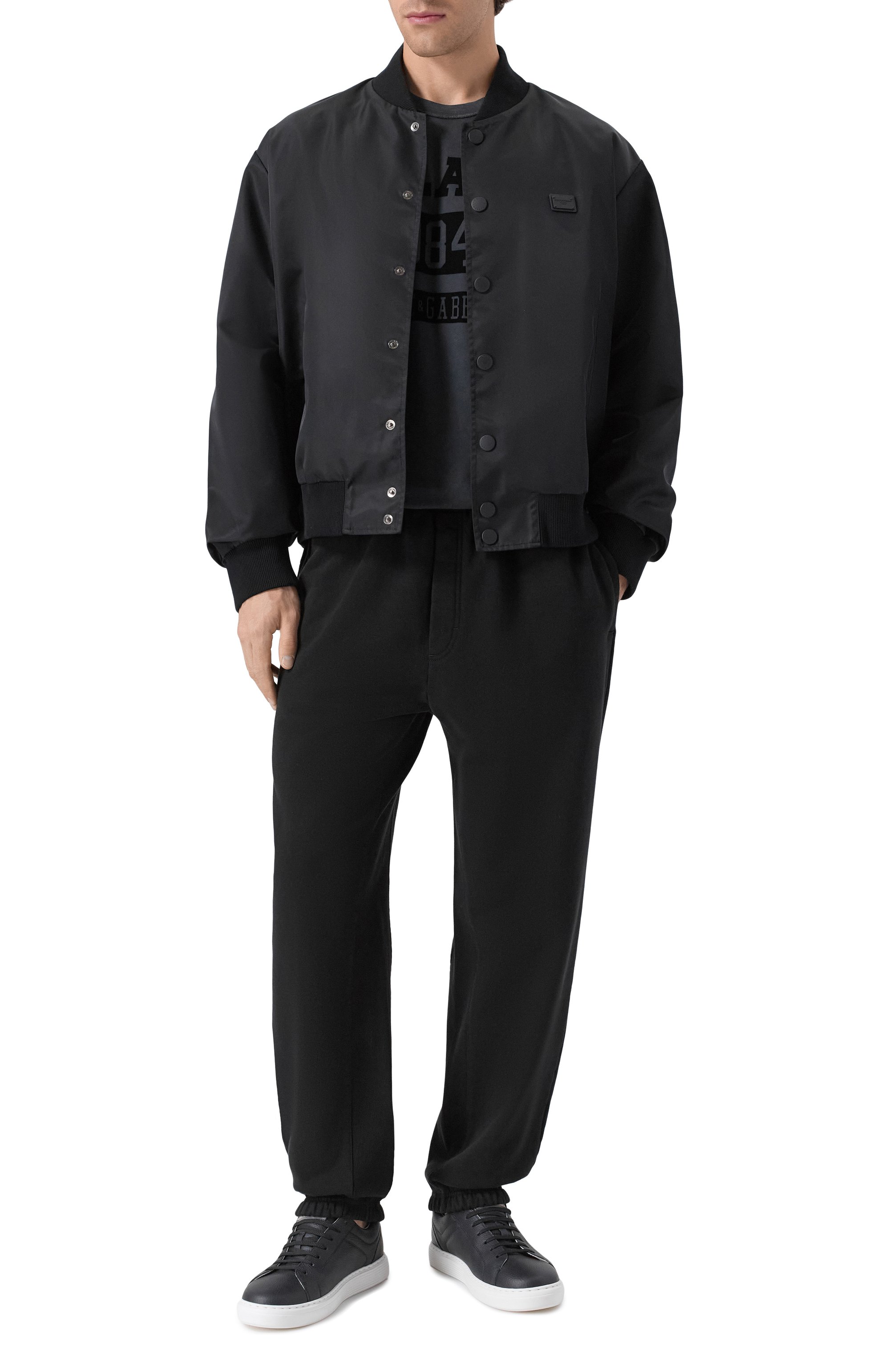 Хлопковые джоггеры DOLCE & GABBANA, арт. GP17AT/G7PLA, фото 2