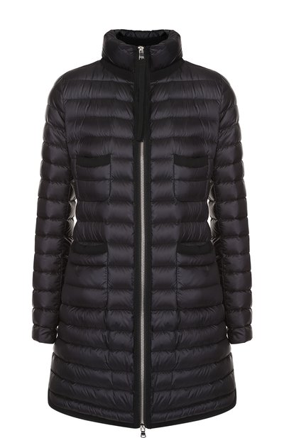 Женский стеганый пуховик на молнии с накладными карманами MONCLER, арт. C1-093-49853-94-53048