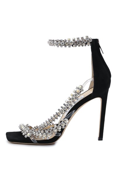 Кожаные босоножки josefine 100 JIMMY CHOO, арт. J0SEFINE 100/SIW, фото 4