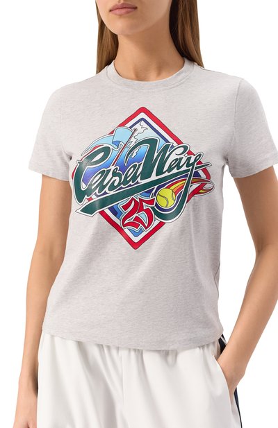 Хлопковая футболка CASABLANCA, арт. WS25-JTS-020-03, фото 5