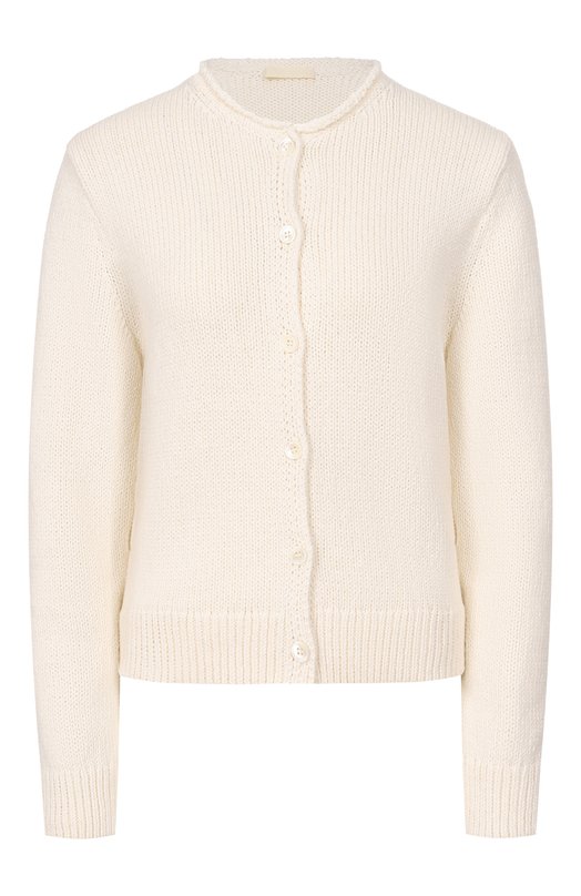 Хлопковый кардиган 12 STOREEZ 135830 Кремовый 135830