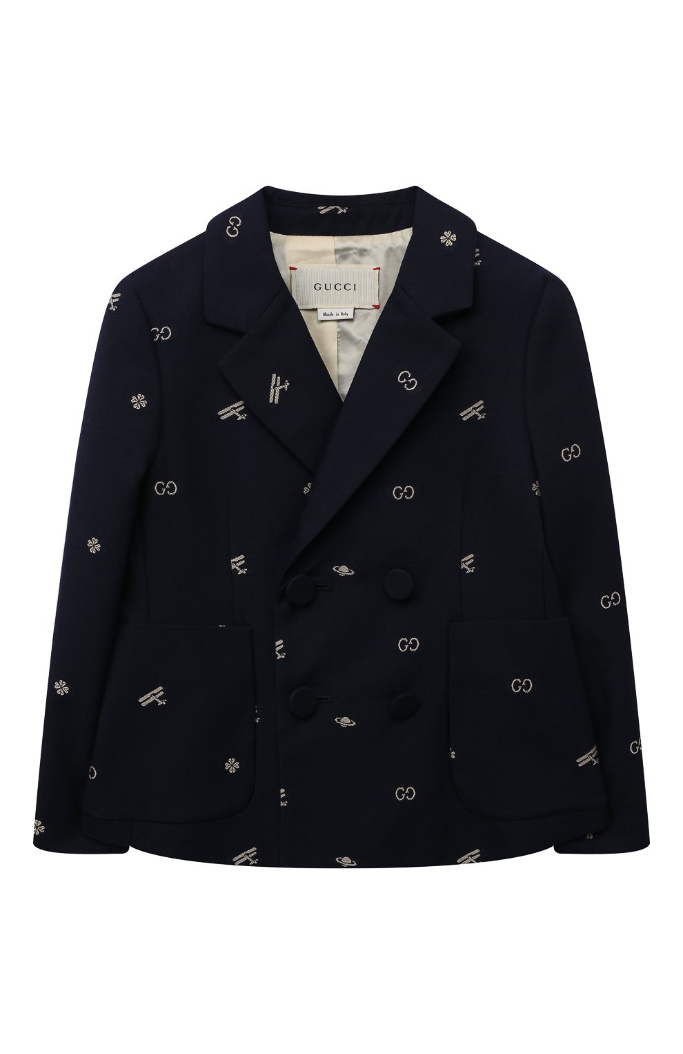 Хлопковый пиджак GUCCI, арт. 626209 XWAKM, фото 1