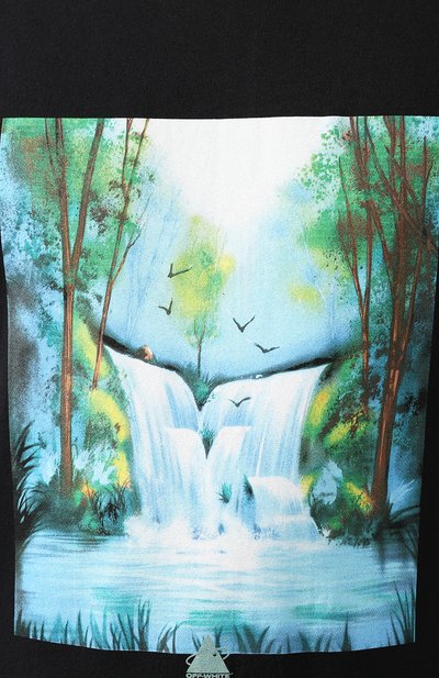 Хлопковая майка OFF-WHITE, арт. 0MAC006E191850151088, фото 5