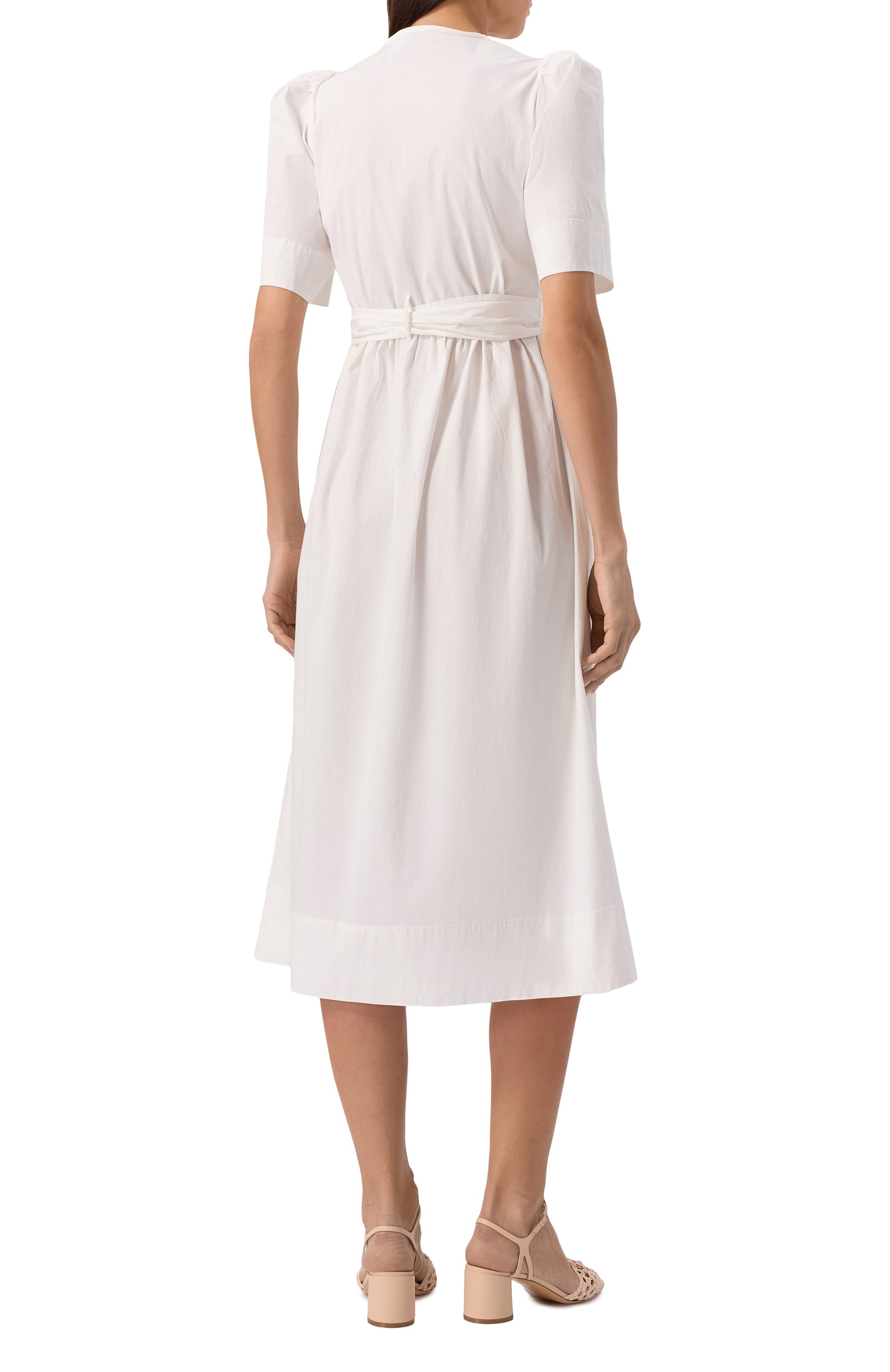 Хлопковое платье GANNI, арт. W0306/151, фото 4