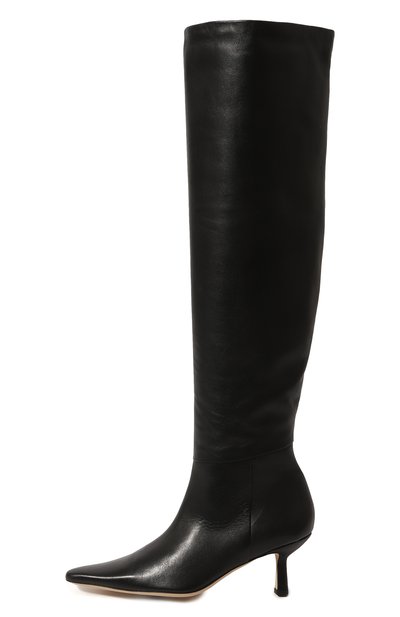 Кожаные ботфорты BY FAR, арт. 23CRMEHDBLNAP, фото 4