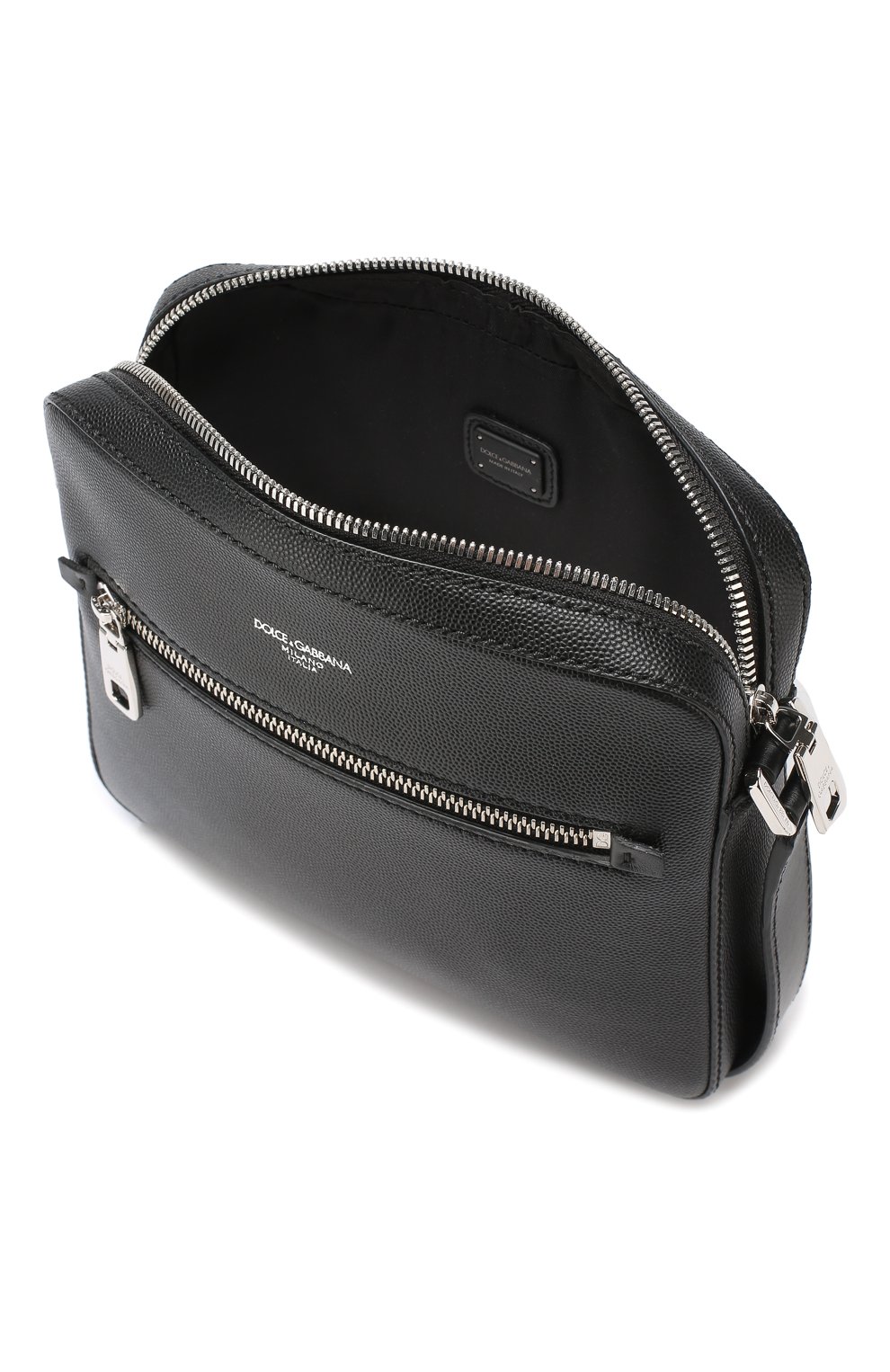 Кожаный мессенджер gotico DOLCE & GABBANA, арт. BM1622/AZ601, фото 4