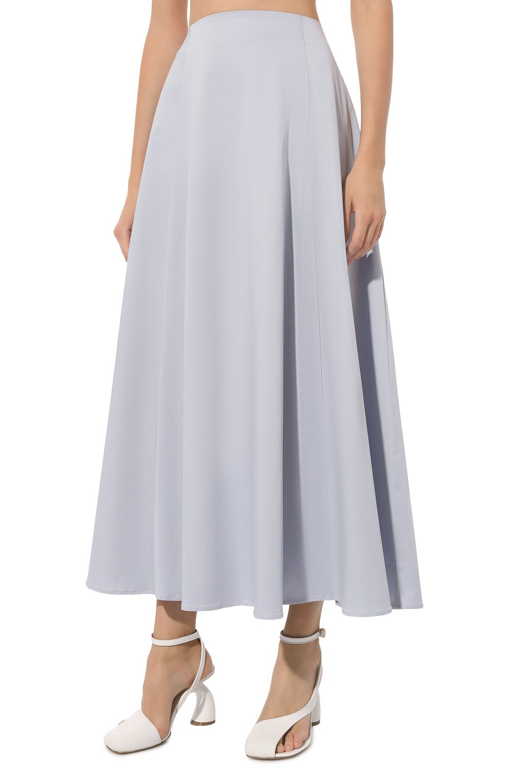 Хлопковая юбка LA NEIGE голубого цвета по цене 24200 руб., арт. #SKIRT-04-L-05-4648, фото 3 Хлопковая юбка LA NEIGE, арт. #SKIRT-04-L-05-4648, фото 3