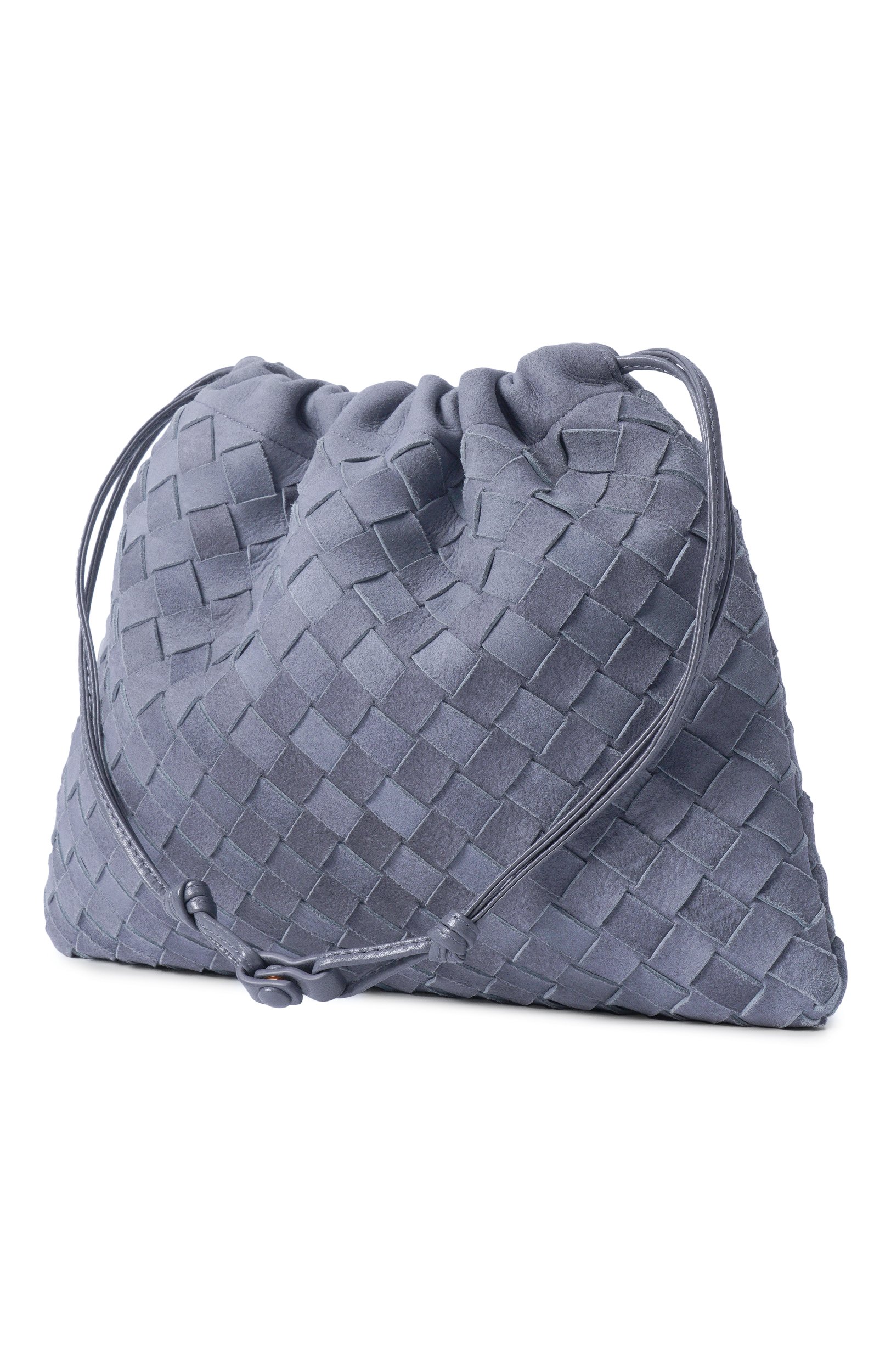Сумка dustbag medium BOTTEGA VENETA серого цвета по цене 288500 руб., арт. 796728/V6FQ1, фото 4 Сумка dustbag medium BOTTEGA VENETA, арт. 796728/V6FQ1, фото 4