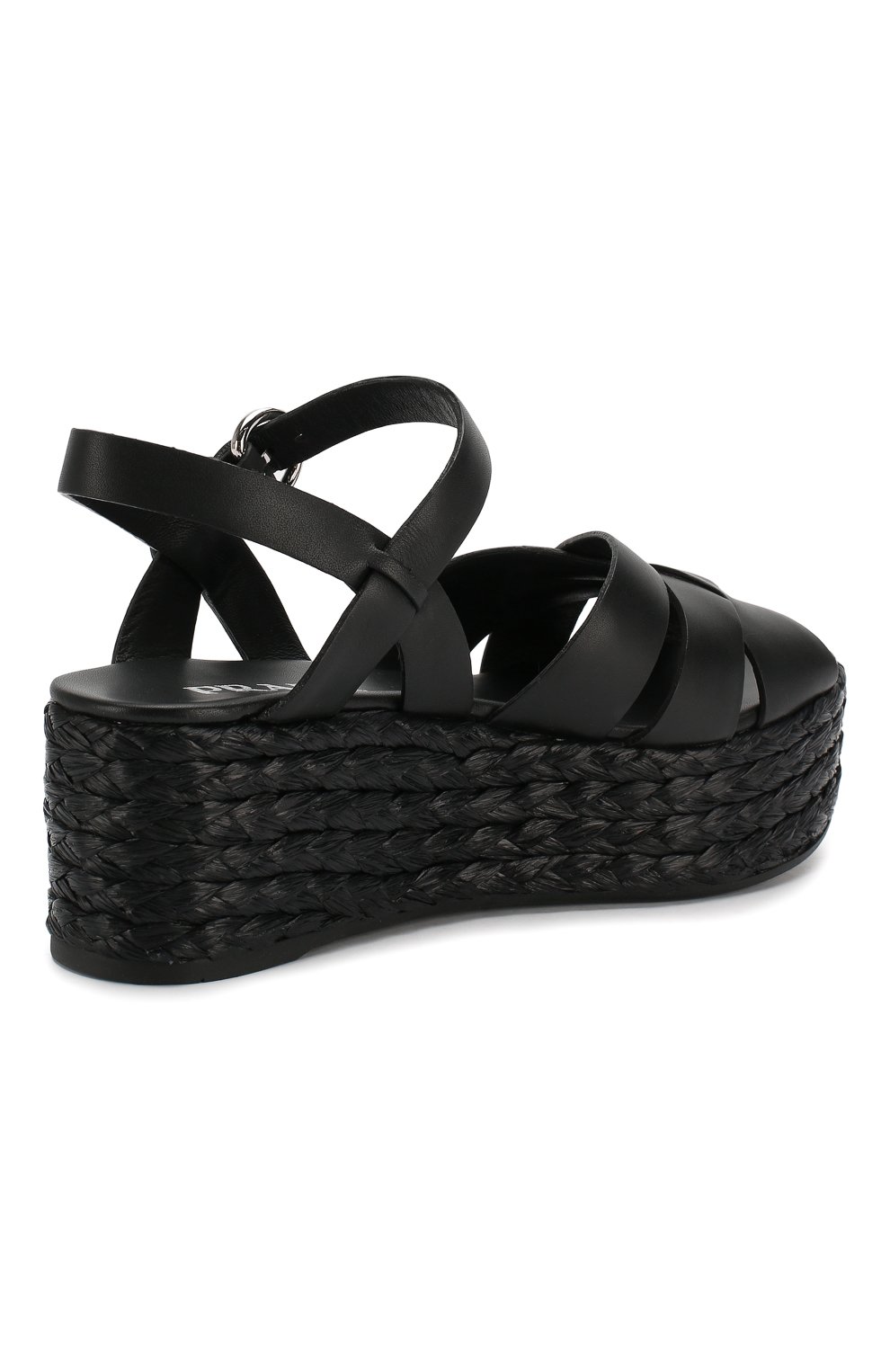 Кожаные босоножки PRADA, арт. 1XZ680-3KYE-F0002-065, фото 3