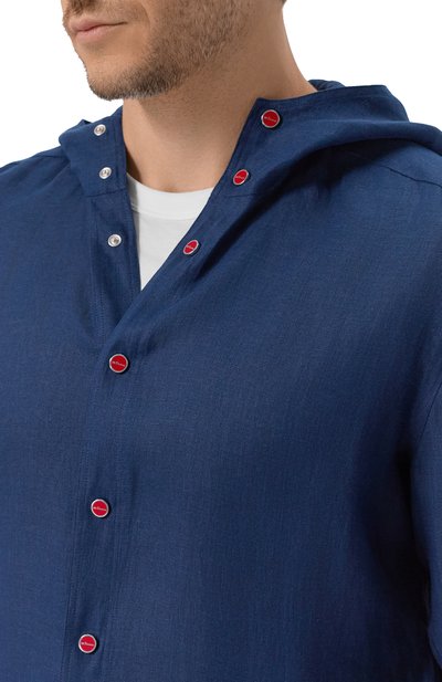 Льняная рубашка KITON, арт. UMCMARH0928610, фото 5