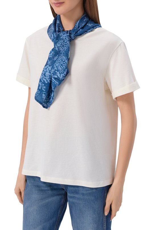 Хлопковая футболка Emporio Armani EW003601/AF13318 Белый  EW003601/AF13318 Фото 3