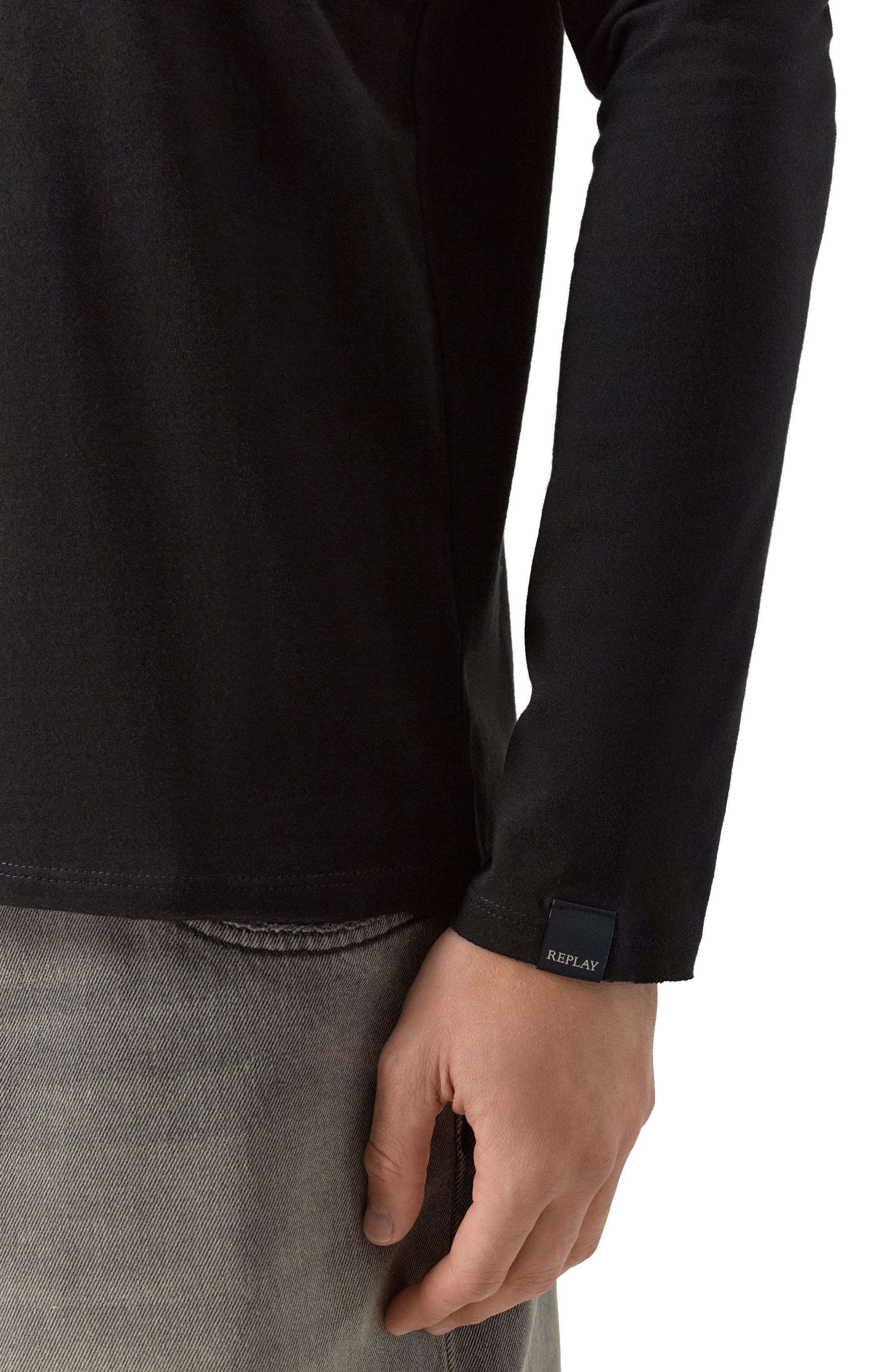 Хлопковый лонгслив REPLAY, арт. M3592A.000.2660, фото 5