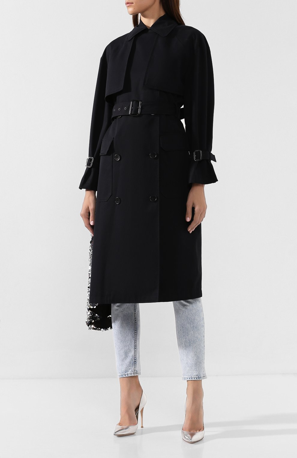 Хлопковый тренч MSGM, арт. 2741MDC19X 195613, фото 3