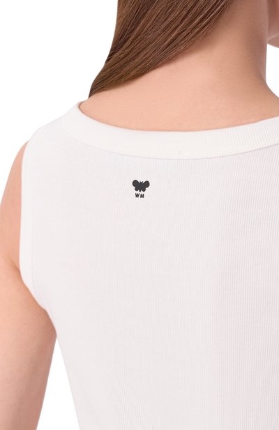 Хлопковая майка WEEKEND MAX MARA, арт. WKDMULTIC, фото 5