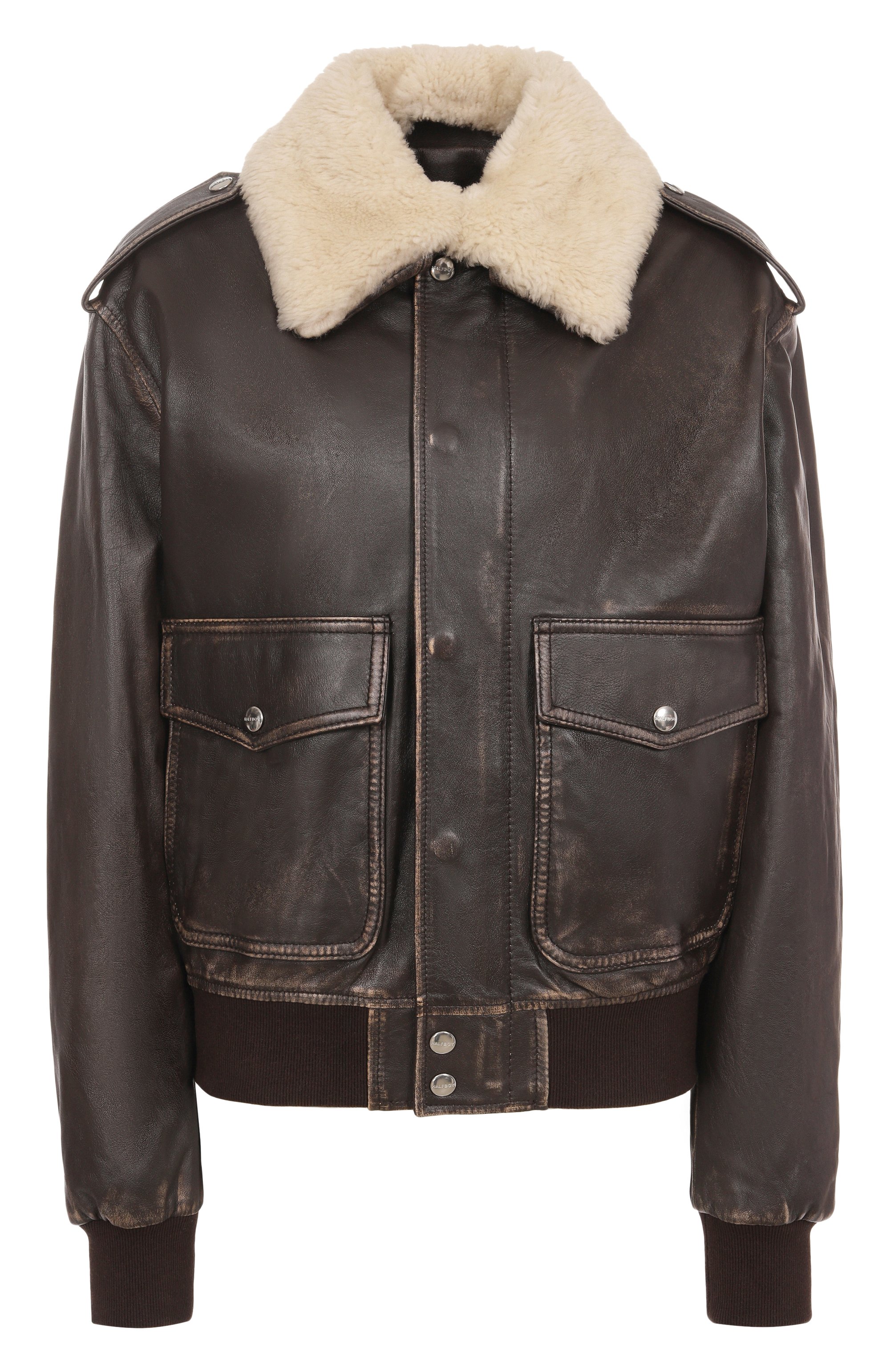 Кожаный бомбер HALFBOY, арт. HF251WL005, фото 1