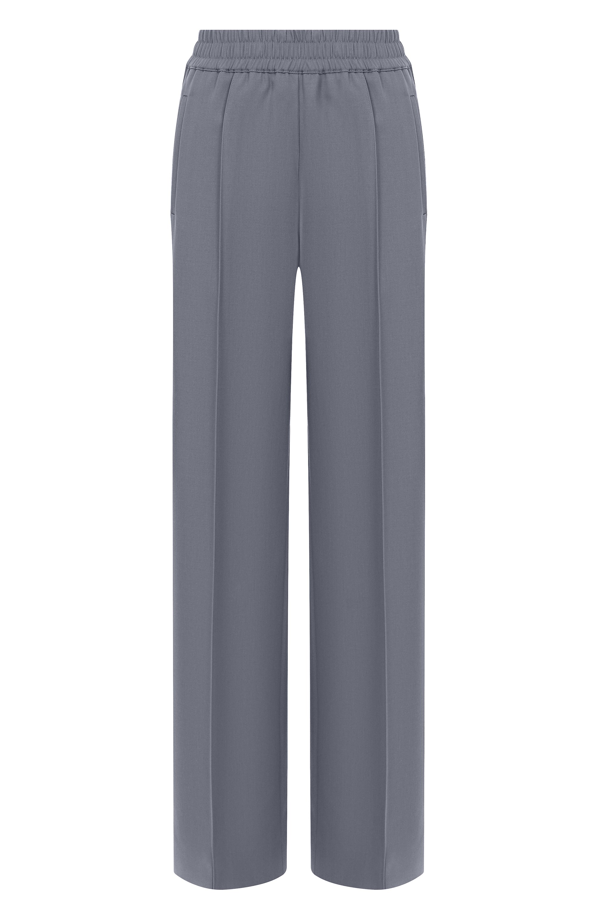 Шерстяные брюки DOLCE & GABBANA серого цвета по цене 98000 руб., арт. FTC6ZT/FU20W, фото 1 Шерстяные брюки DOLCE & GABBANA, арт. FTC6ZT/FU20W, фото 1