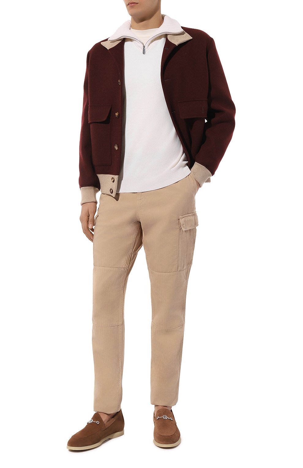 Хлопковые брюки-карго BRUNELLO CUCINELLI, арт. M246DB2144, фото 2