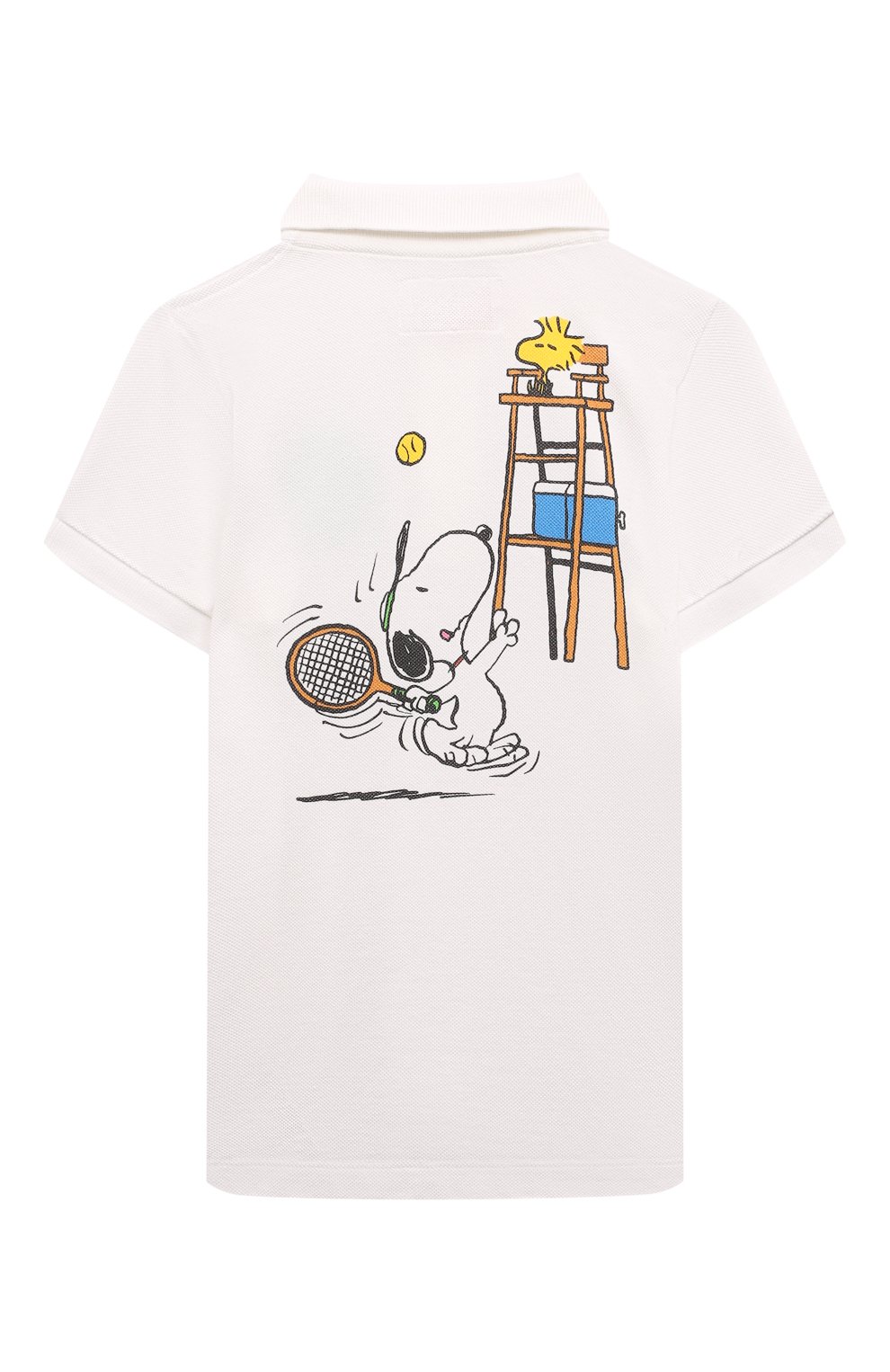 Хлопковое поло MC2 SAINT BARTH белого цвета по цене 13150 руб., арт. STBK BEVERLY HILLS JR/BEVH002, фото 2 Хлопковое поло MC2 SAINT BARTH, арт. STBK BEVERLY HILLS JR/BEVH002, фото 2