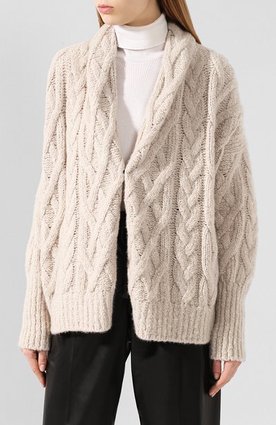 Кашемировый кардиган BRUNELLO CUCINELLI бежевого цвета по цене 426000 руб., арт. M1I391306, фото 3 Кашемировый кардиган BRUNELLO CUCINELLI, арт. M1I391306, фото 3