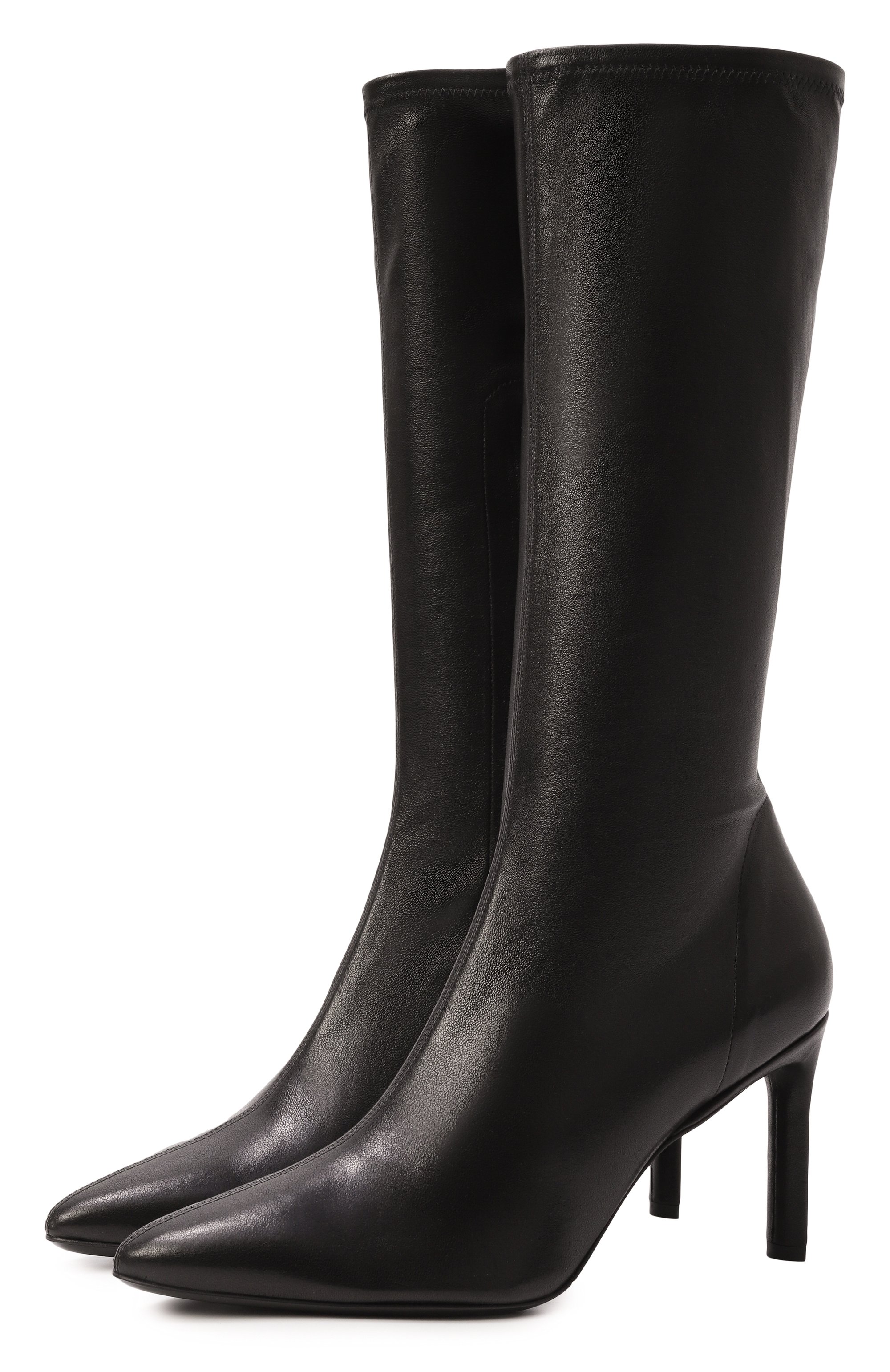 Кожаные сапоги CO, арт. 0764STL-BLA, фото 1