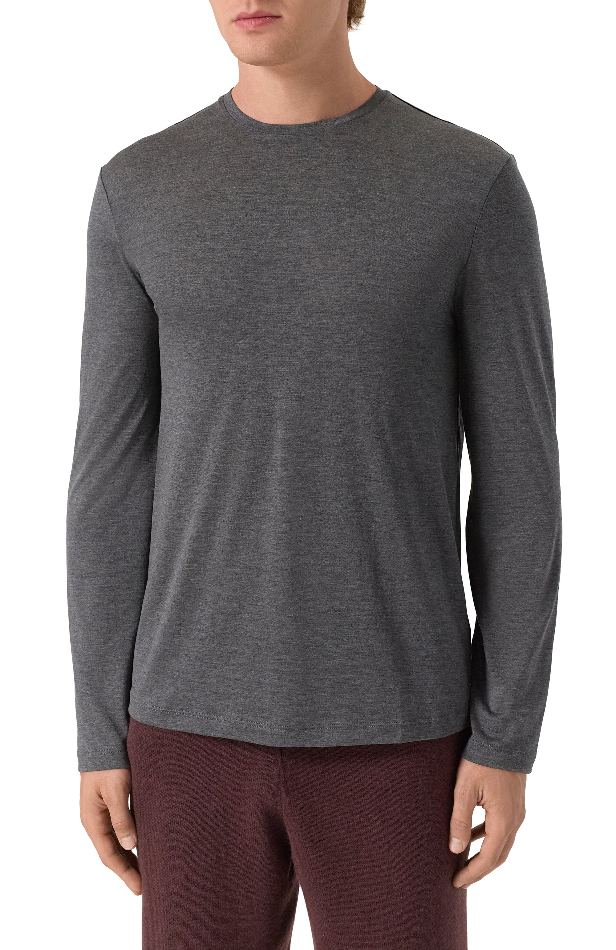 Лонгслив из шелка и хлопка 12 STOREEZ, арт. 134228, фото 3