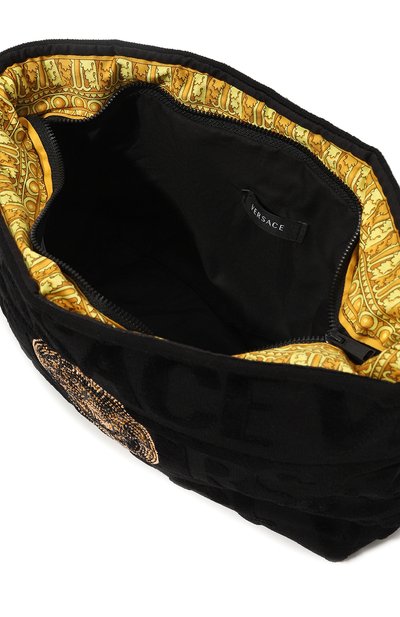 Текстильная косметичка VERSACE черного цвета по цене 38600 руб., арт. ZTRUBIG01/1A05529, фото 3 Текстильная косметичка VERSACE, арт. ZTRUBIG01/1A05529, фото 3
