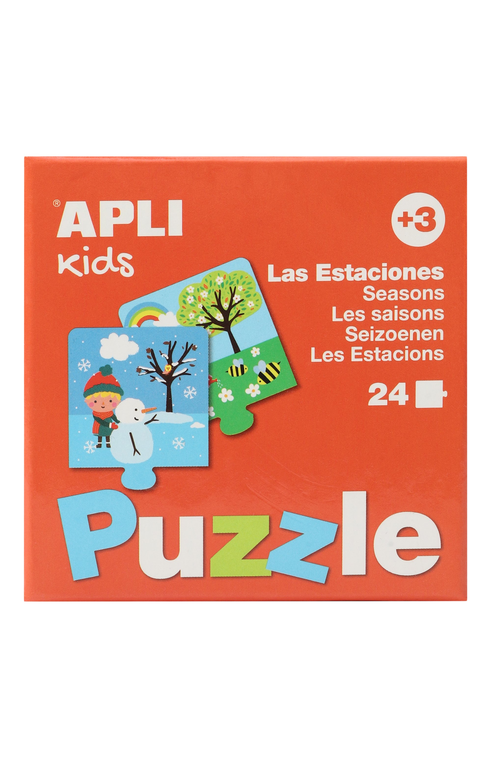 Мини-пазлы времена года APLI KIDS, арт. 13192, фото 2