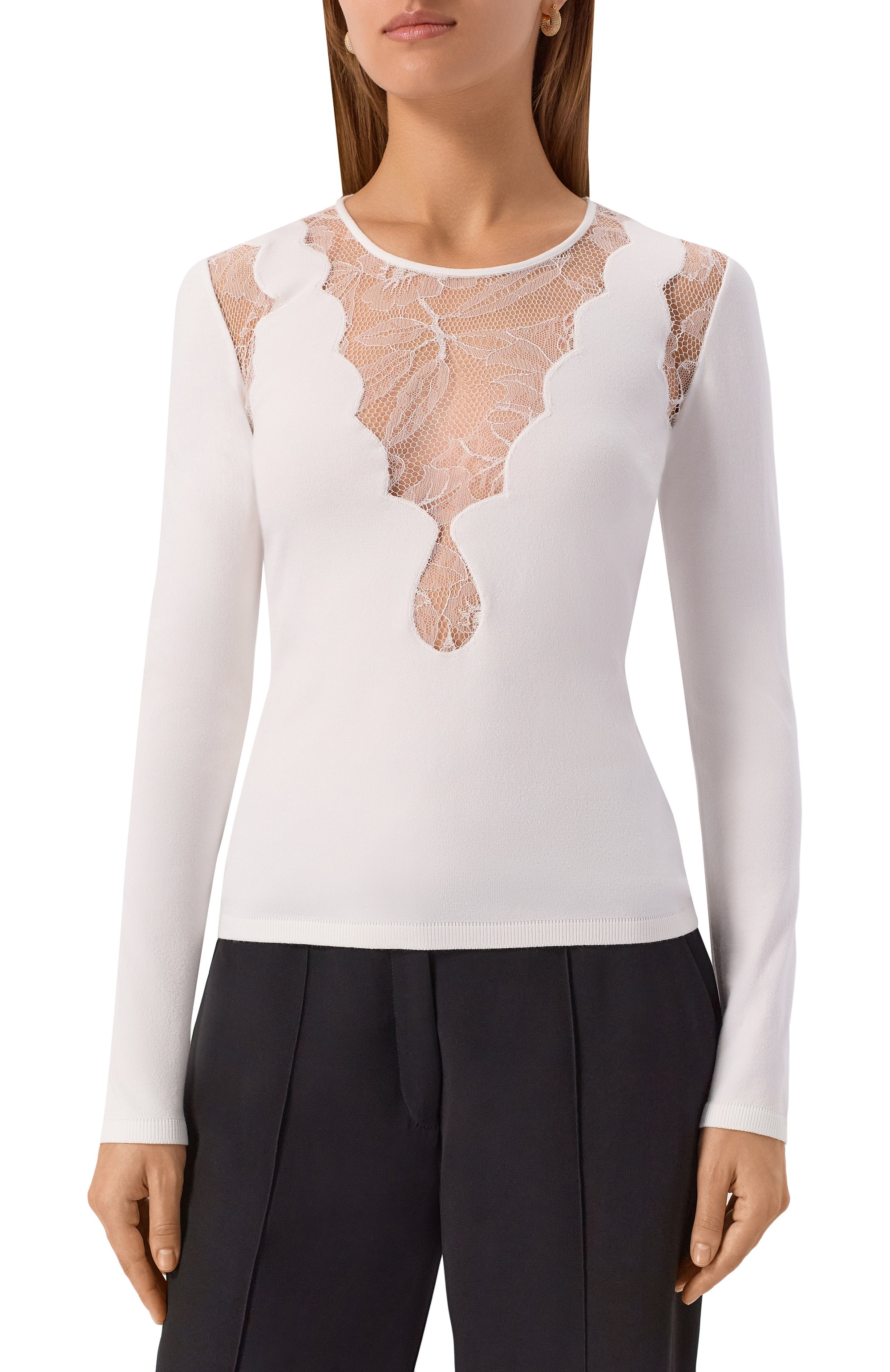 Топ из вискозы GIAMBATTISTA VALLI, арт. 25FWPVCM00M4/09VIP, фото 3