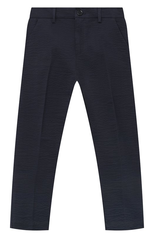 

Хлопковые брюки Paolo Pecora Milano, Синий