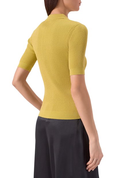 Поло из хлопка и шерсти NINA RICCI, арт. 26PMPU016/ML0600, фото 4