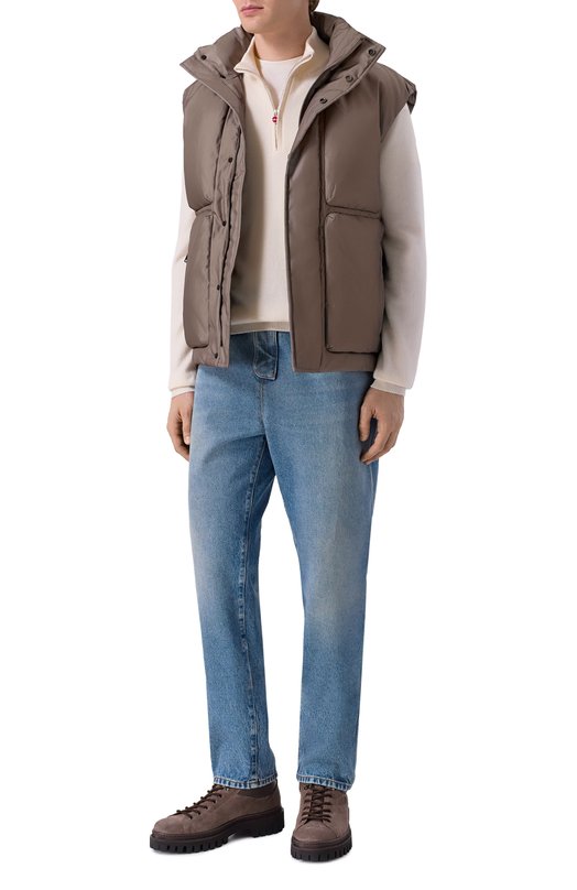 Пуховый жилет MVST M25.1PM.0013/F021 Бежевый  M25.1PM.0013/F021 Фото 2