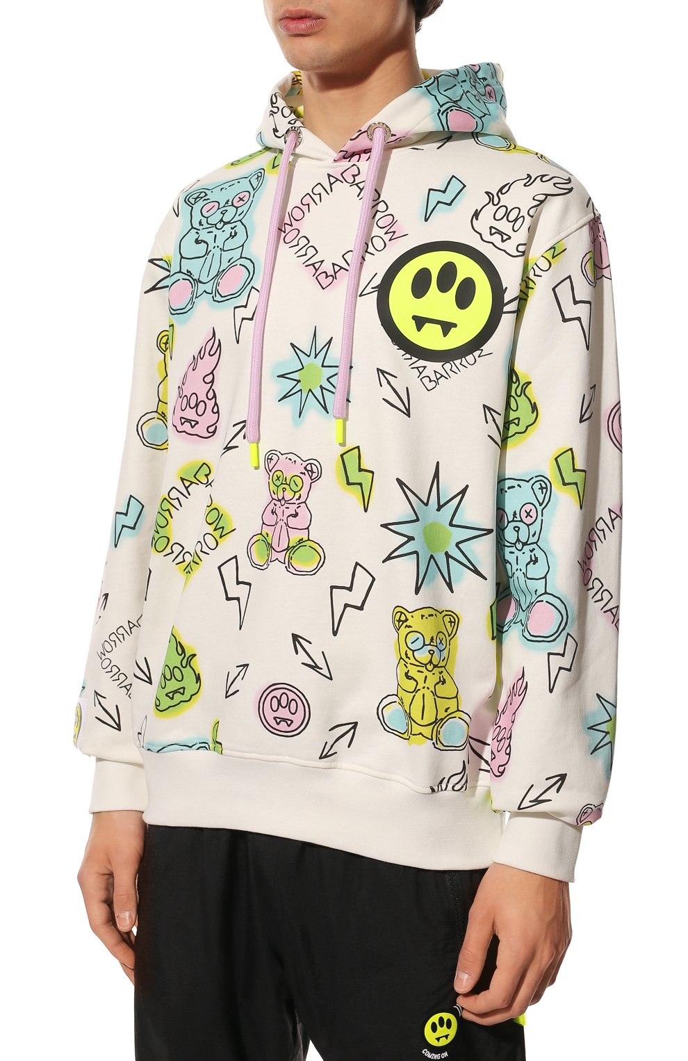 Хлопковое худи BARROW, арт. 031174, фото 3