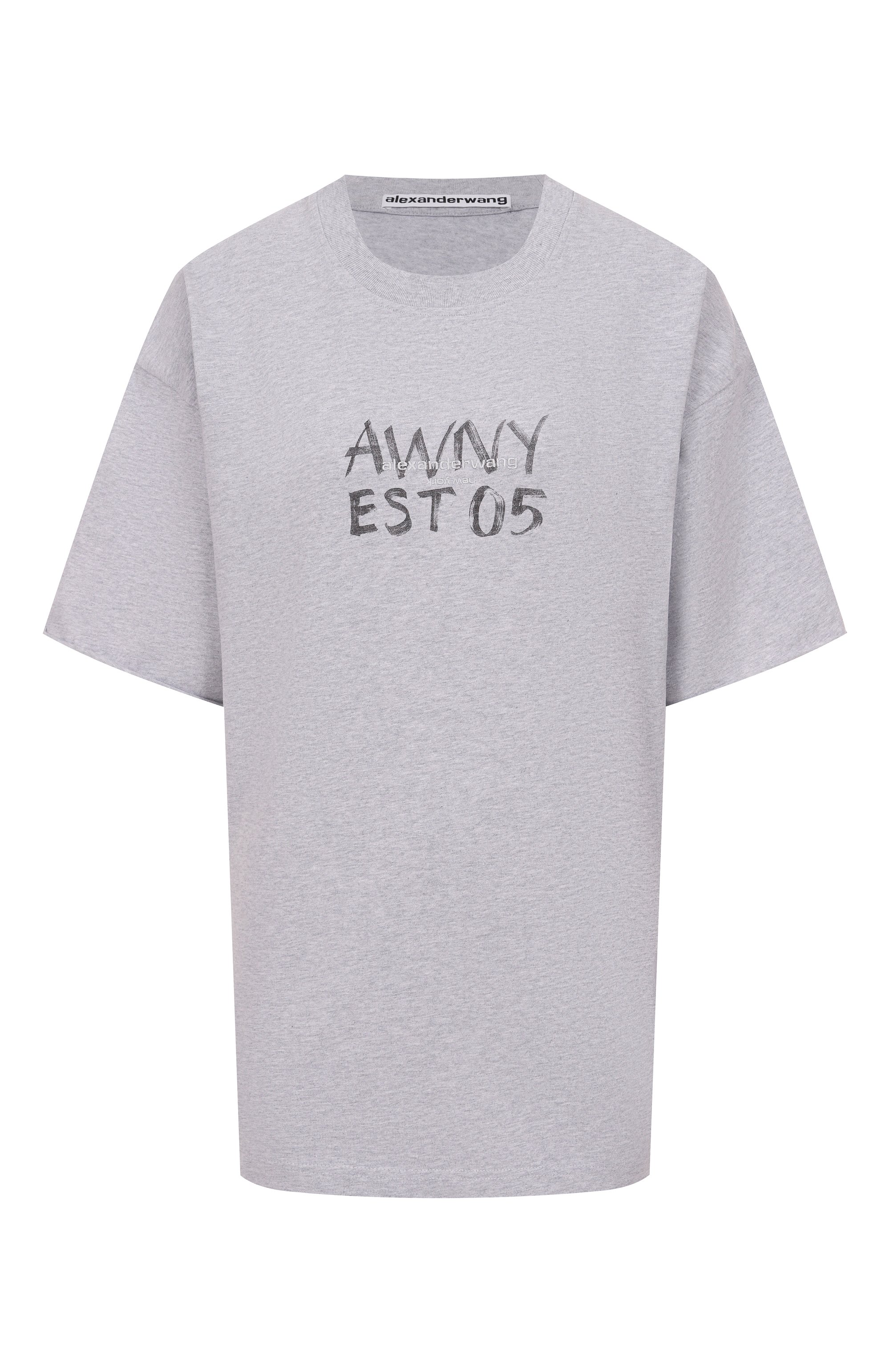 Хлопковая футболка ALEXANDER WANG, арт. UCC3251841, фото 1