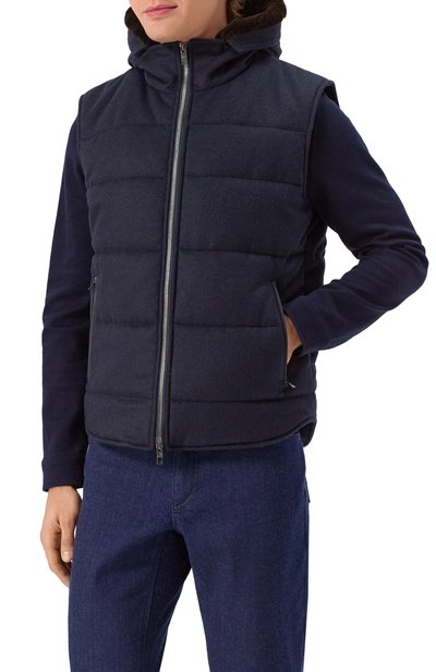 Жилет с подкладкой из нутрии MVST, арт. 22570, фото 3